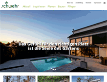 Tablet Screenshot of garten-schwehr.de